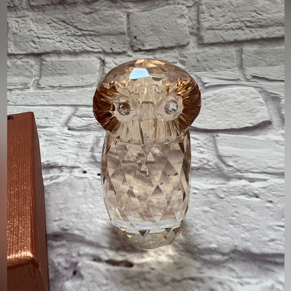 Simon Designs SD owl crystal with box